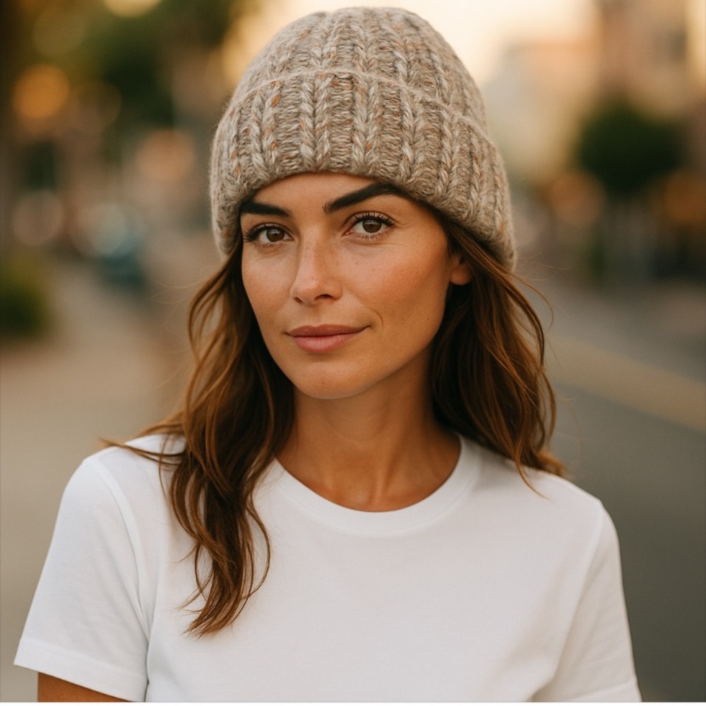 Anthropologie Marlie Beanie Color Neutral